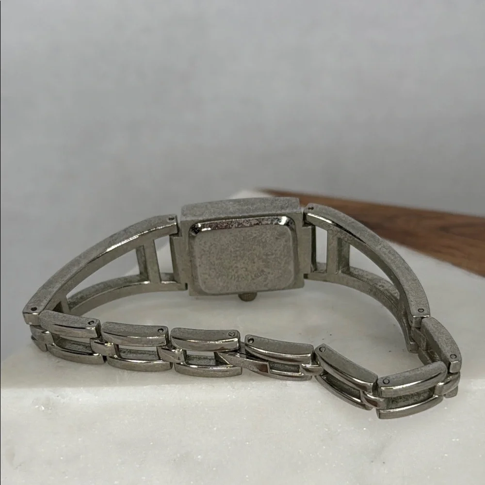 Kim Rogers Metallic Geometric Quartz Watch Untested lot W3